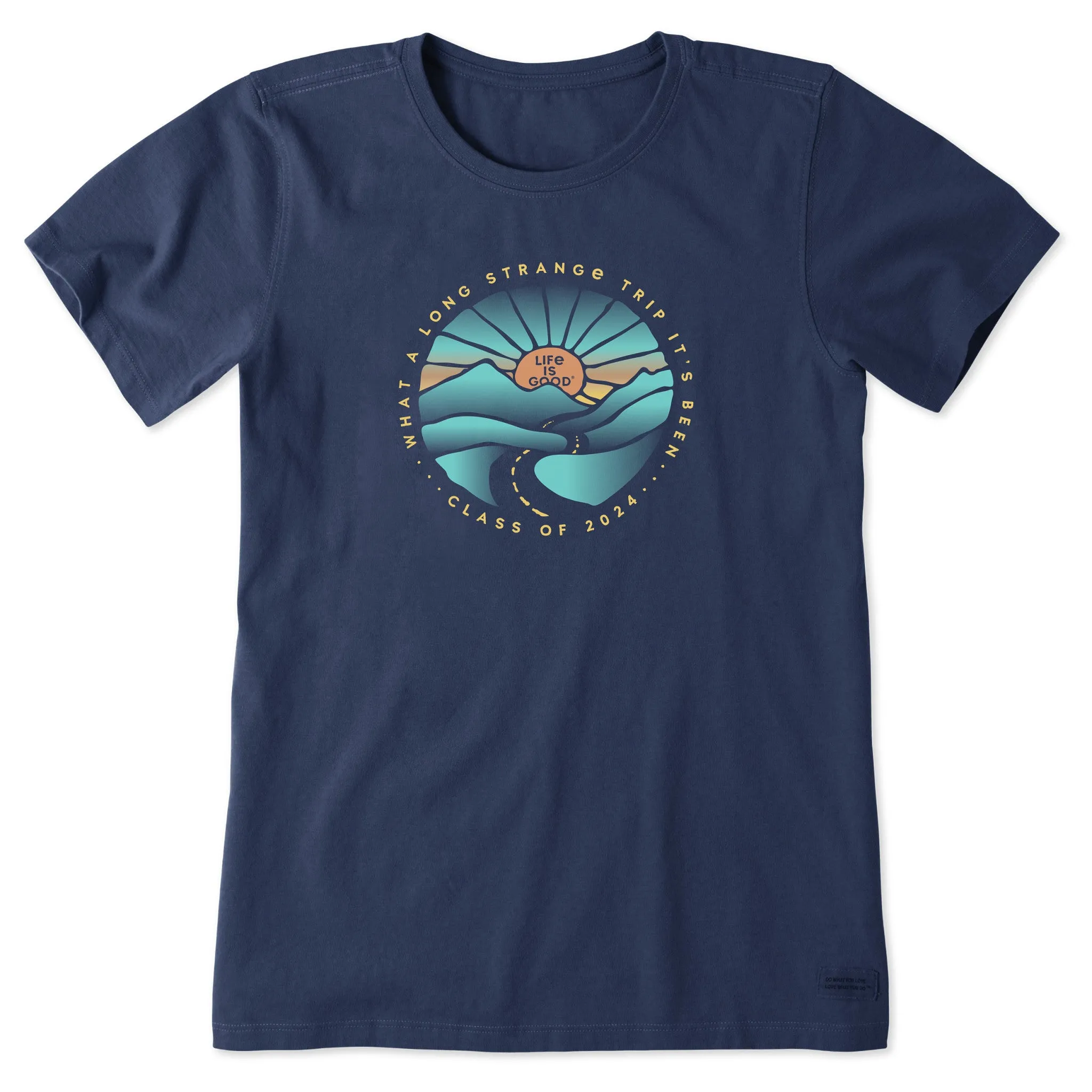 Women's Class of 24 Long Strange Trippy Trip Short Sleeve Crusher Tee Life is Good