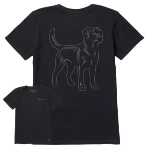 Women's Clean Labrador Short Sleeve Tee Life is Good
