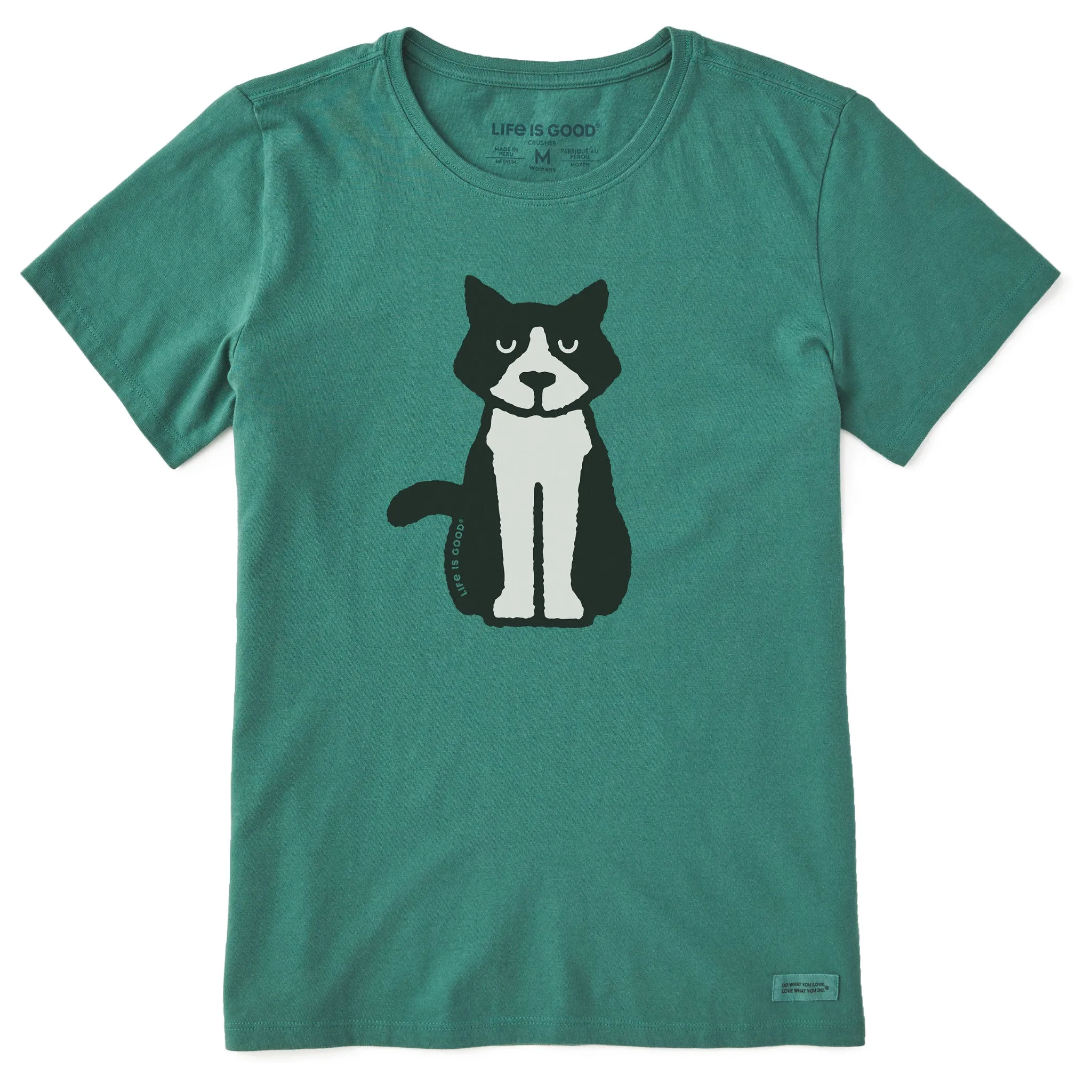 Women's Clean Tuxedo Al Short Sleeve Crusher Tee Life is Good