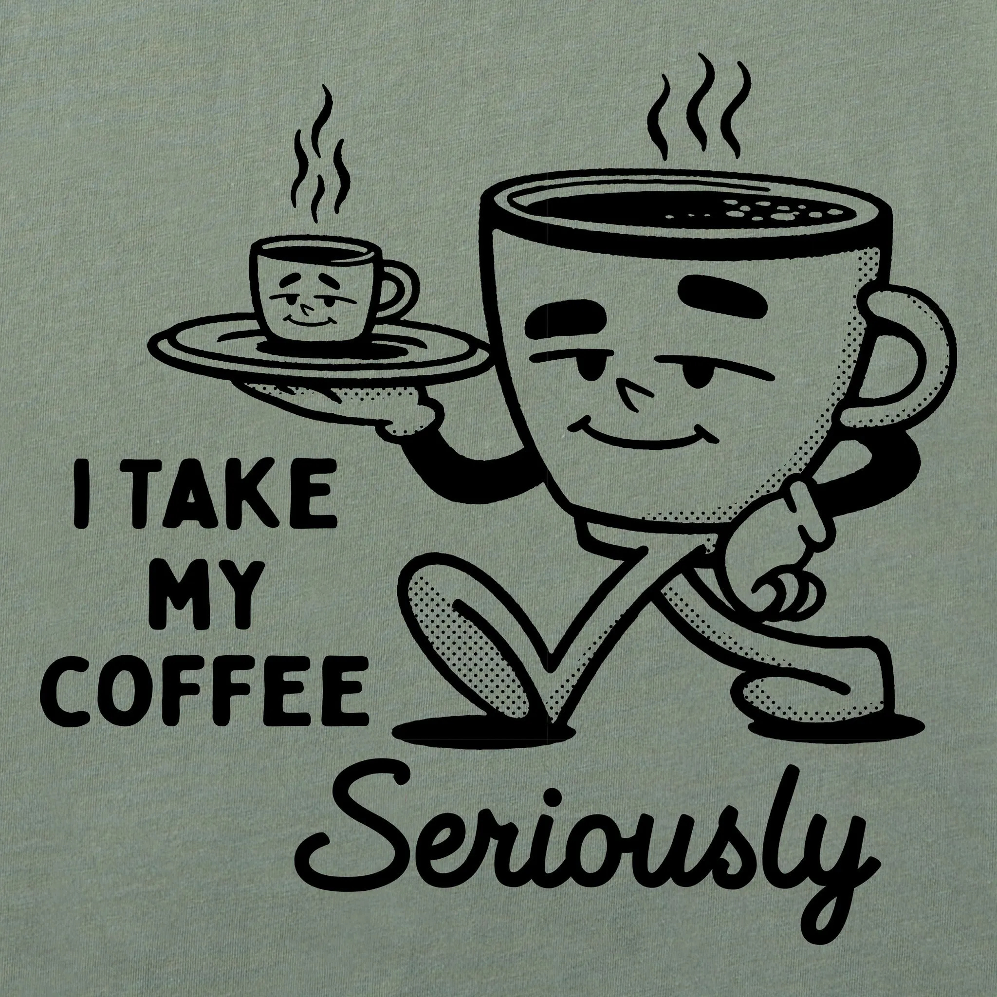 Women's Coffee Seriously Short Sleeve Crusher Boxy Tee Life is Good
