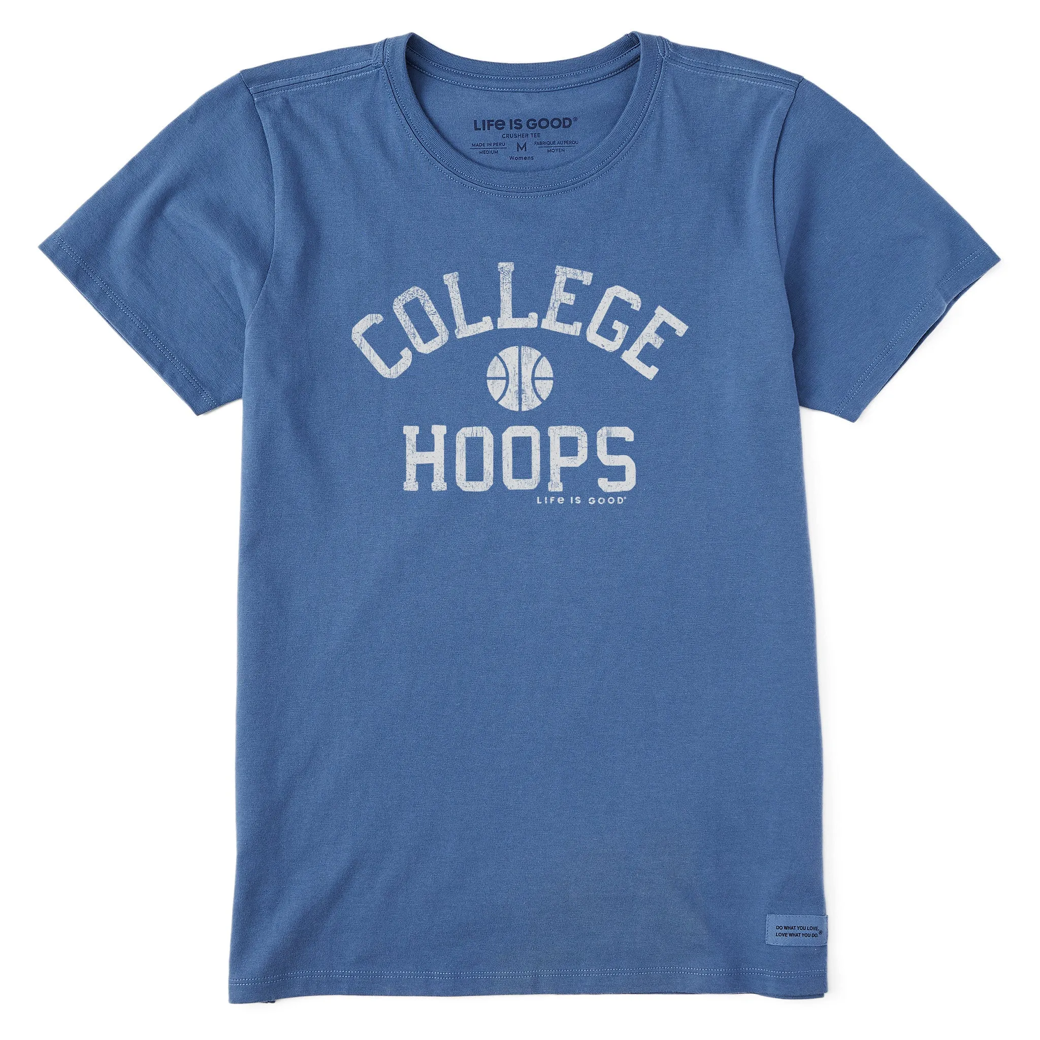 Women's College Hoops Short Sleeve Tee Life is Good