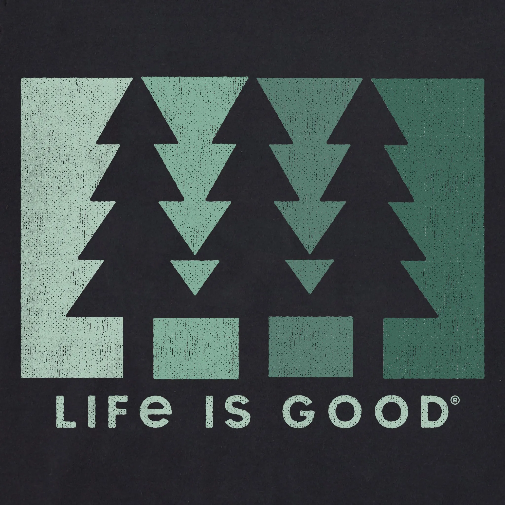 Women's Color Block Pines Short Sleeve Crusher Tee Life is Good