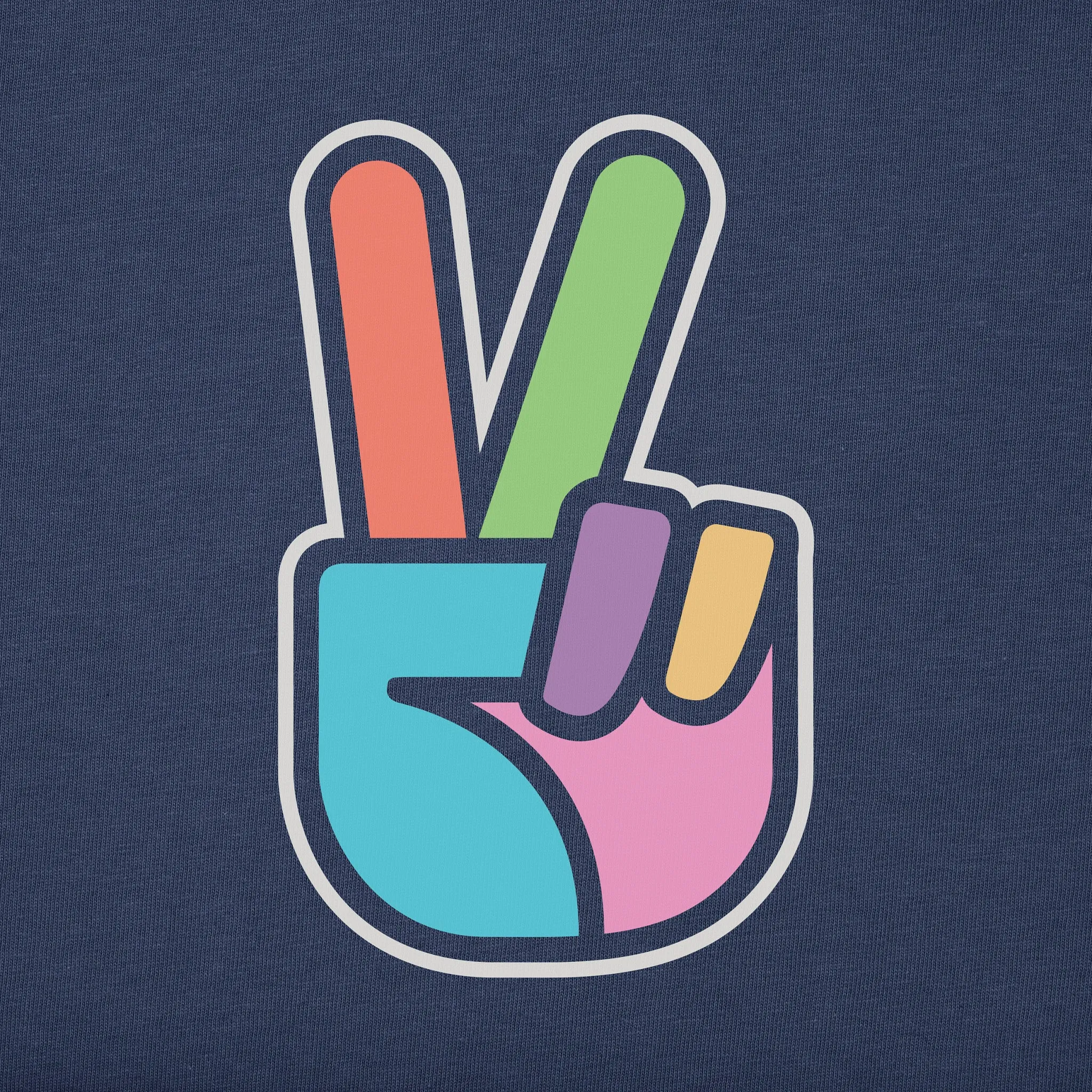 Women's Color Peace Short Sleeve Tee Life is Good