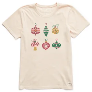 Women's Colorful Ornament Six Pack Short Sleeve Crusher Tee Life is Good