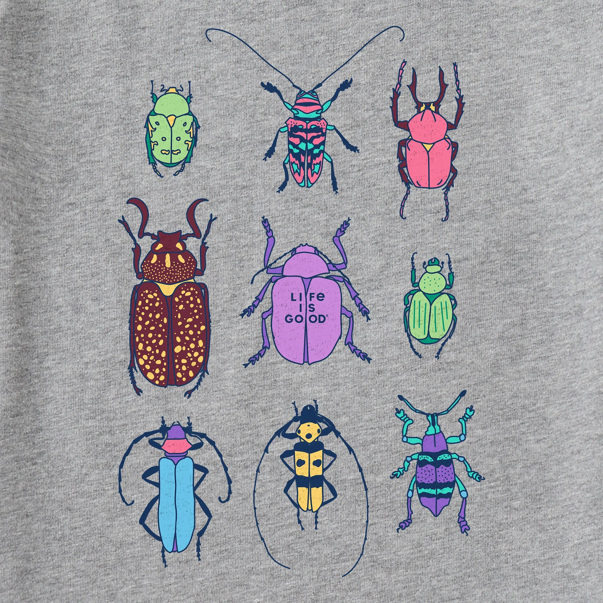 Women's Cool Bug Grid Crusher Tank Life is Good