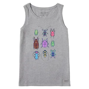 Women's Cool Bug Grid Crusher Tank Life is Good