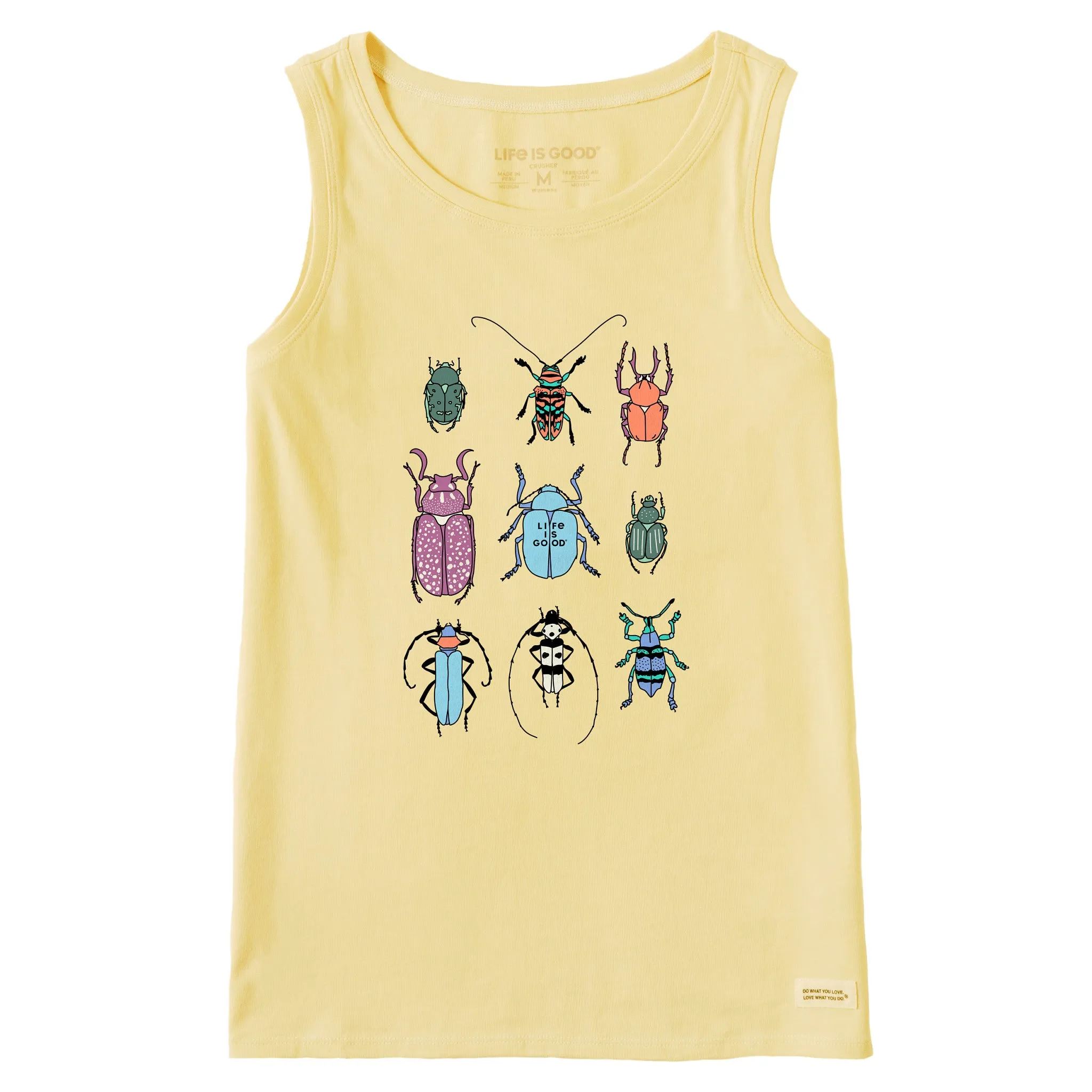 Women's Cool Bug Grid Crusher Tank Life is Good