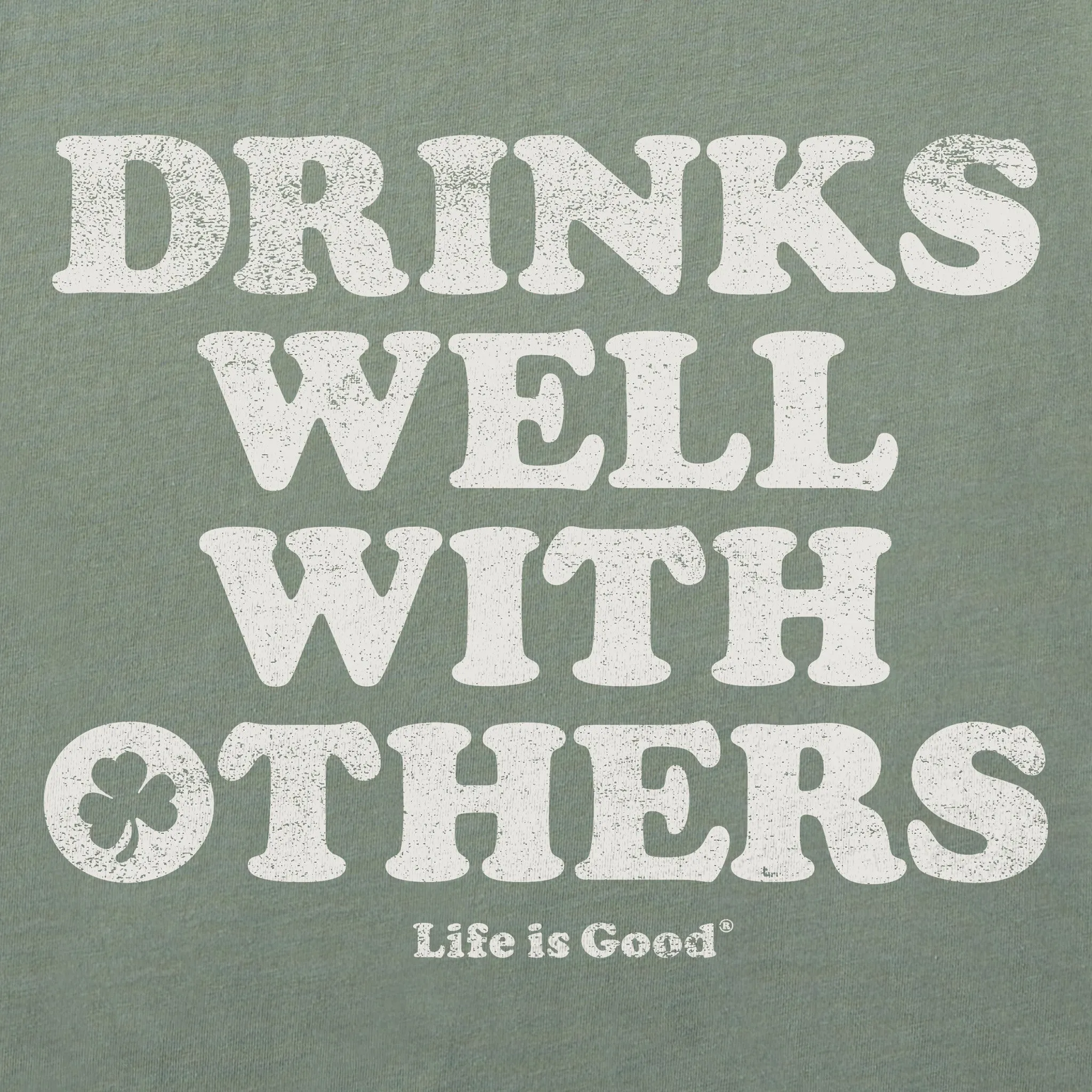Women's Cooper Drinks Well With Others Short Sleeve Crusher Tee Life is Good