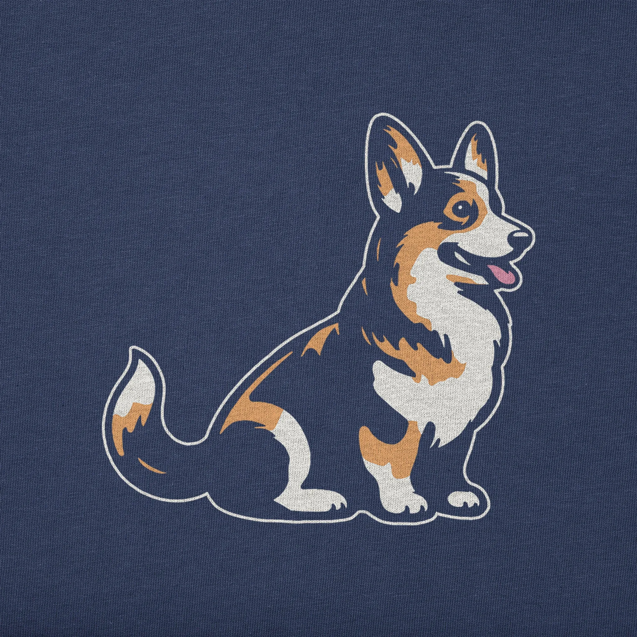 Women's Corgi Short Sleeve Tee Life is Good