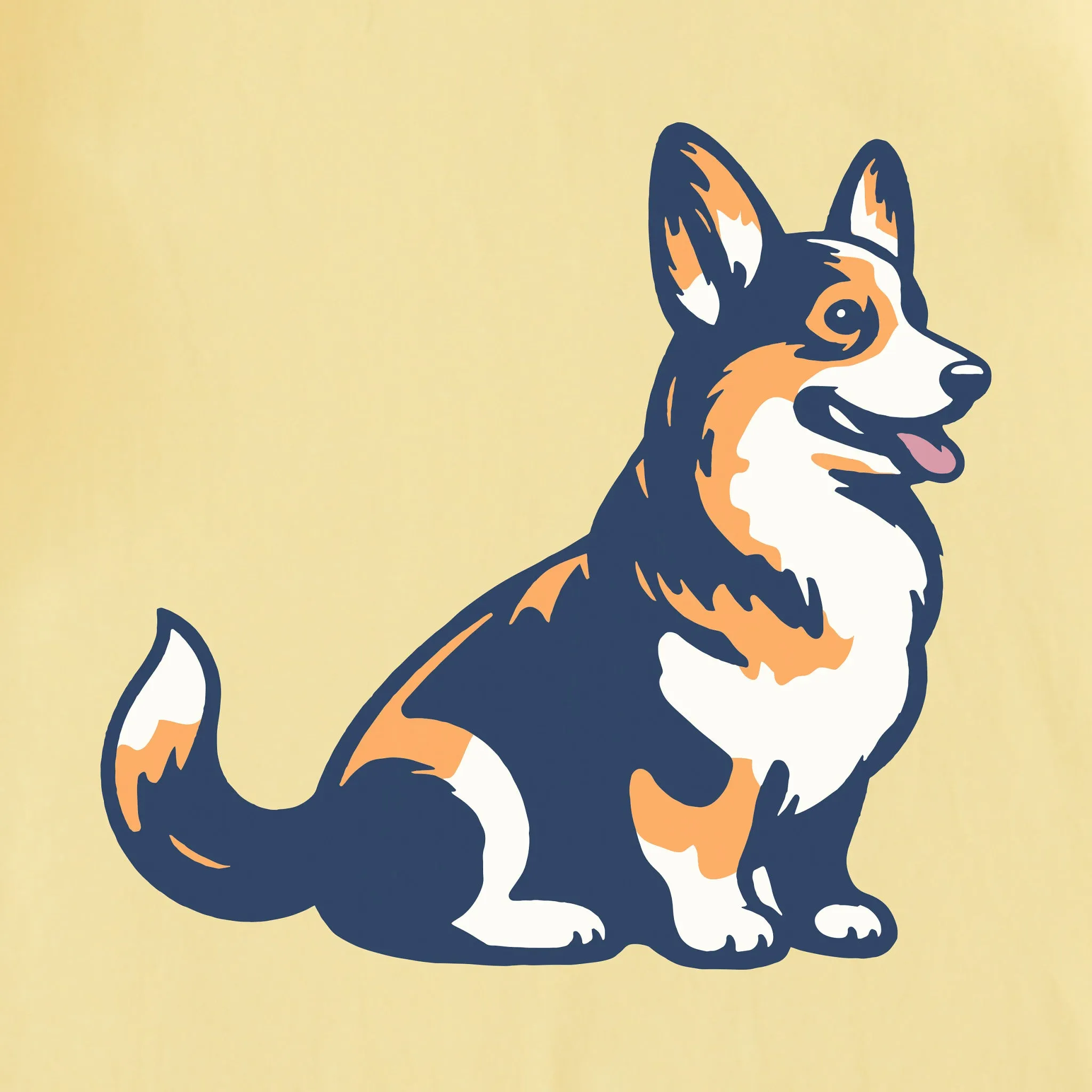 Women's Corgi Short Sleeve Tee Life is Good