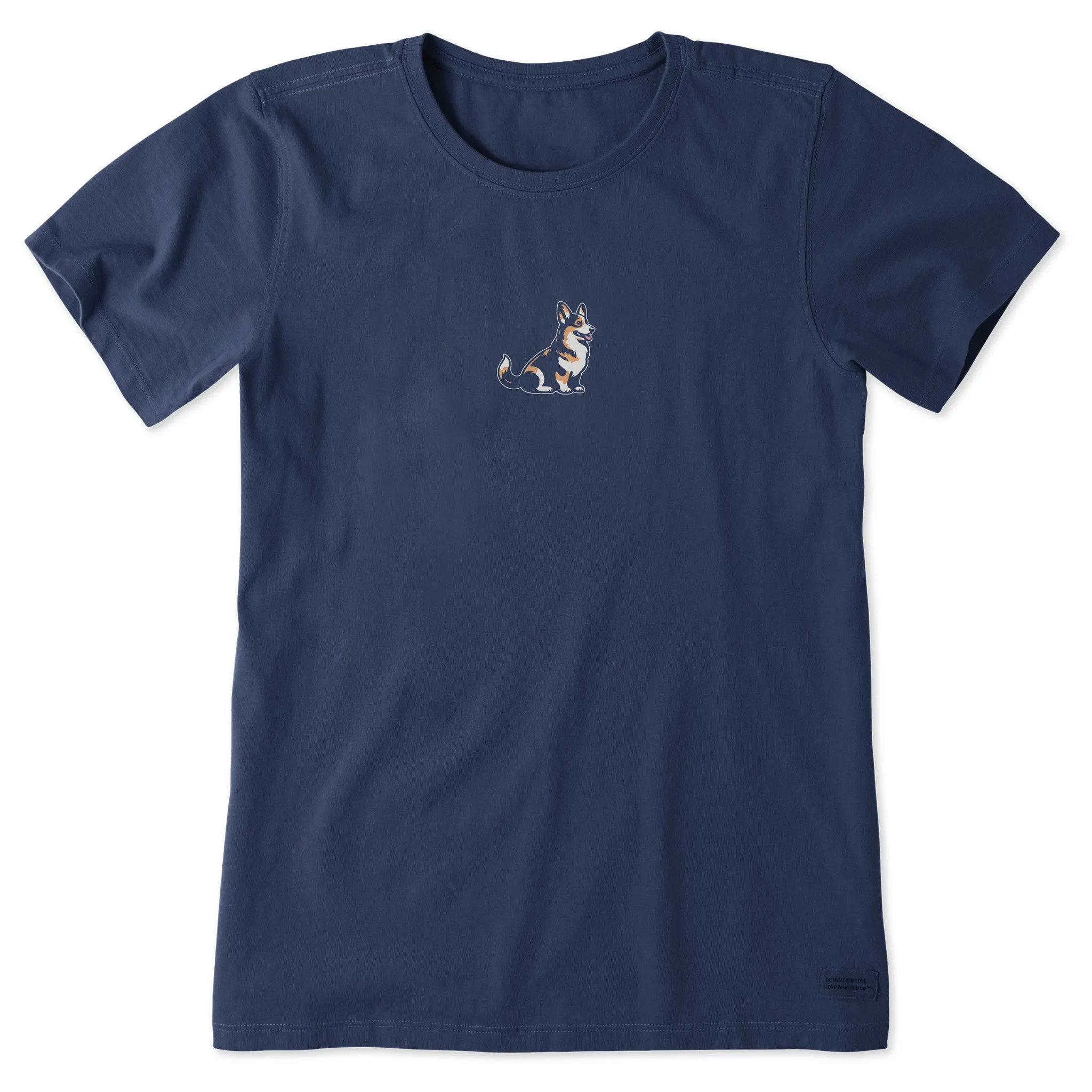 Women's Corgi Short Sleeve Tee Life is Good