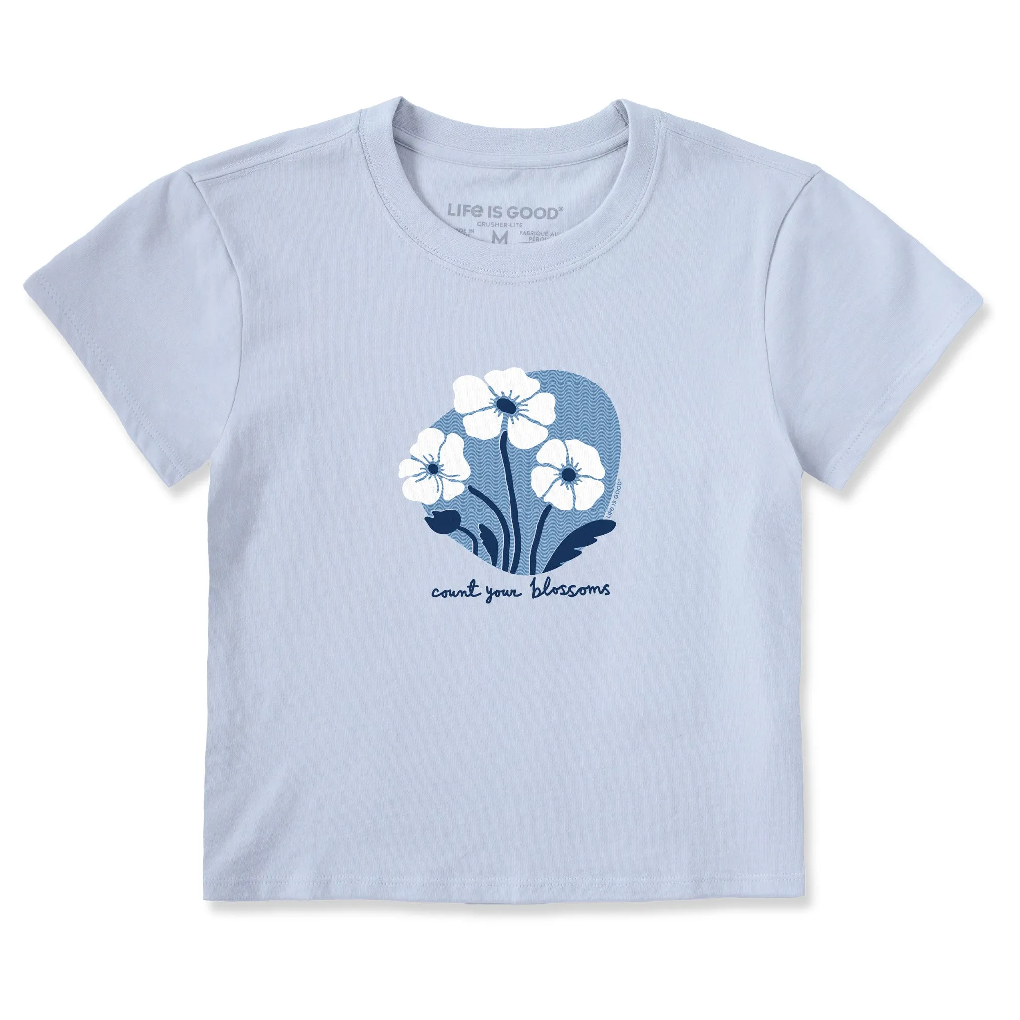 Women's Count Your Blossoms Trio Crusher-LITE Shrunken Tee Life is Good