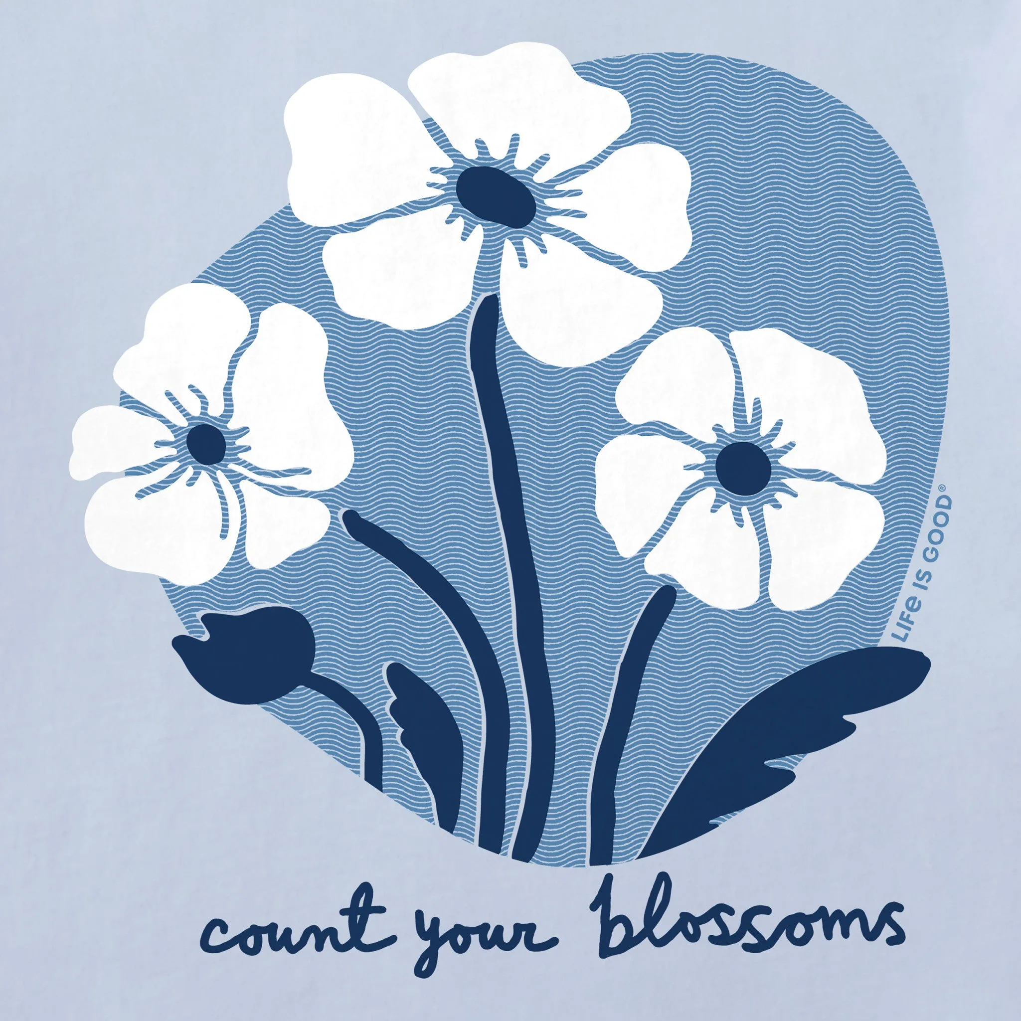Women's Count Your Blossoms Trio Crusher-LITE Shrunken Tee Life is Good