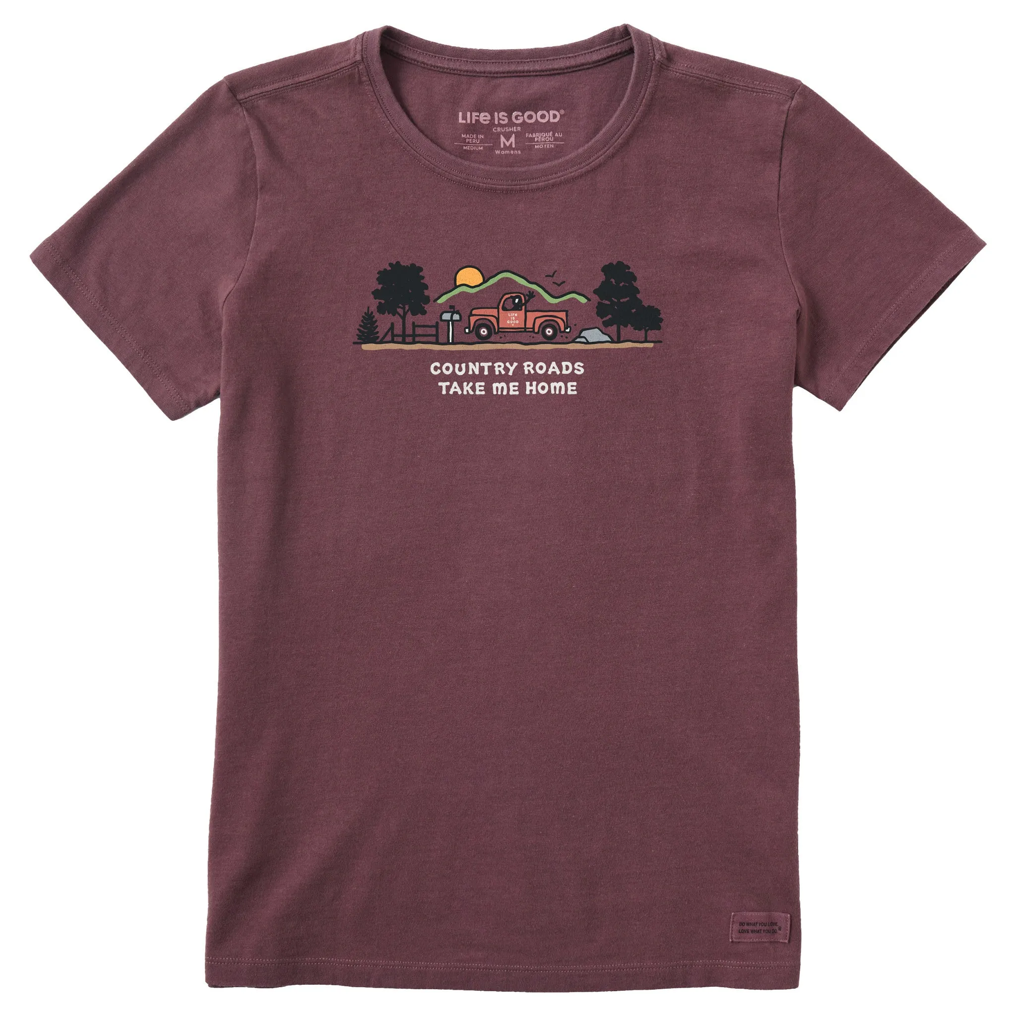 Women's Country Roads Vista Short Sleeve Crusher Tee Life is Good