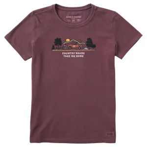 Women's Country Roads Vista Short Sleeve Crusher Tee Life is Good