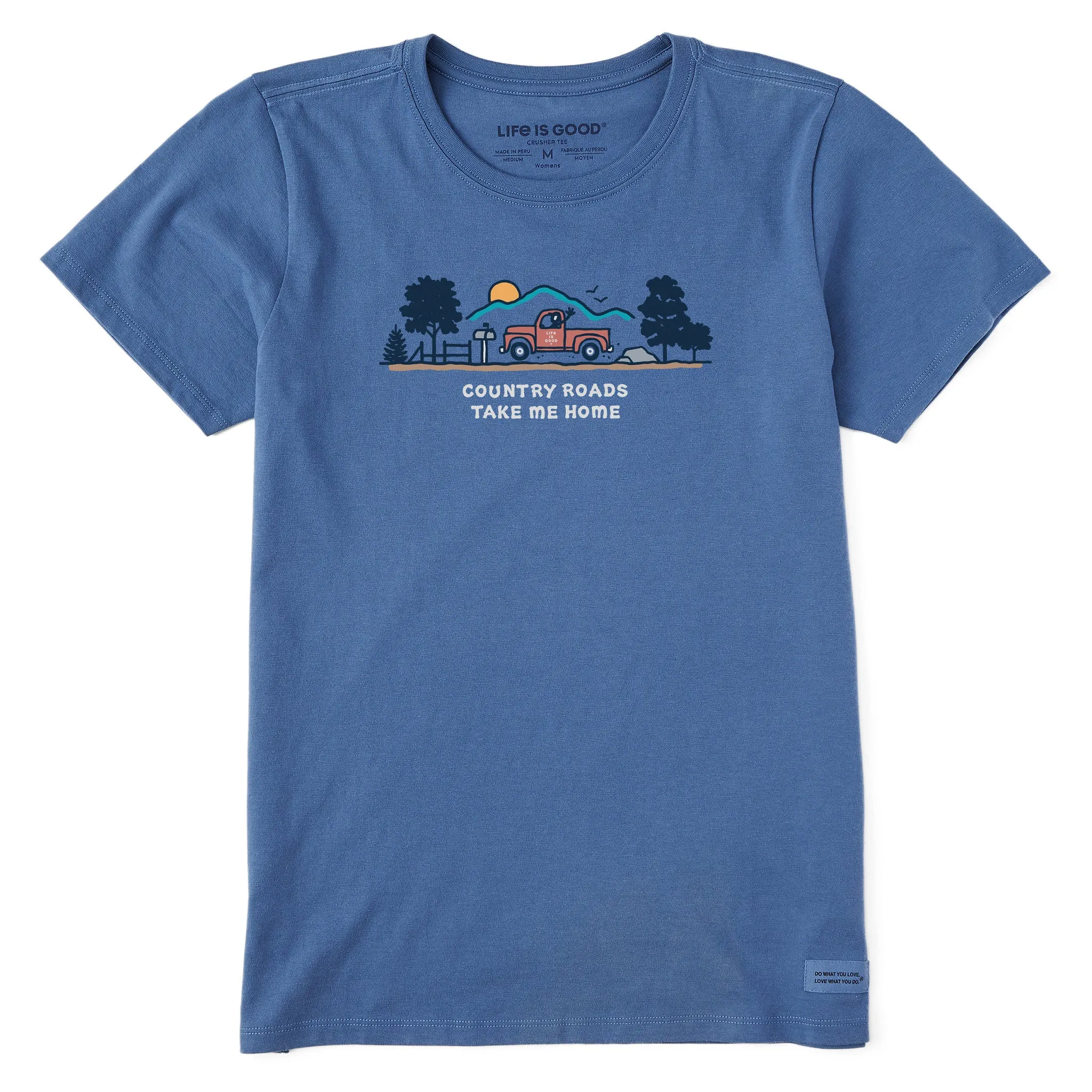 Women's Country Roads Vista Short Sleeve Crusher Tee Life is Good