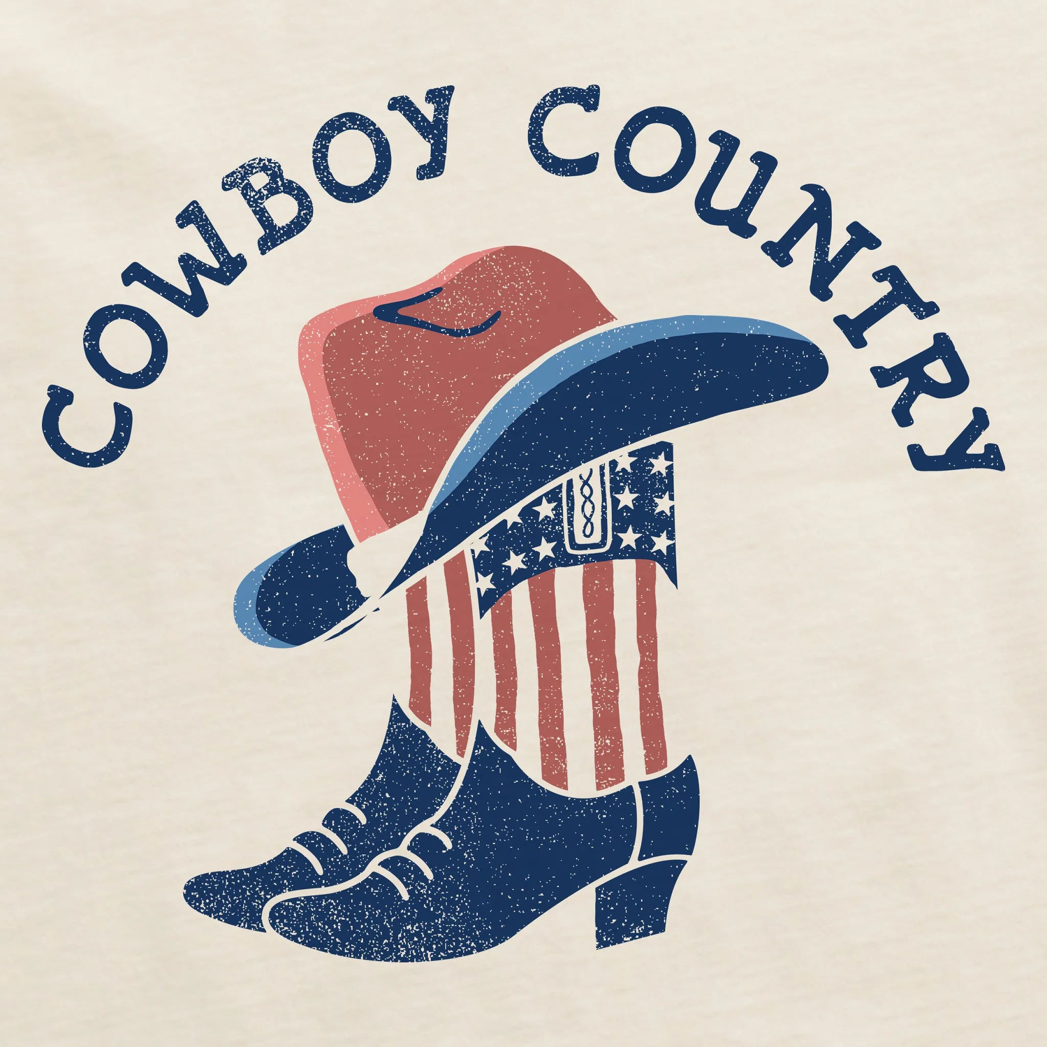 Women's Cowboy Country Short Sleeve Crusher Boxy Tee Life is Good