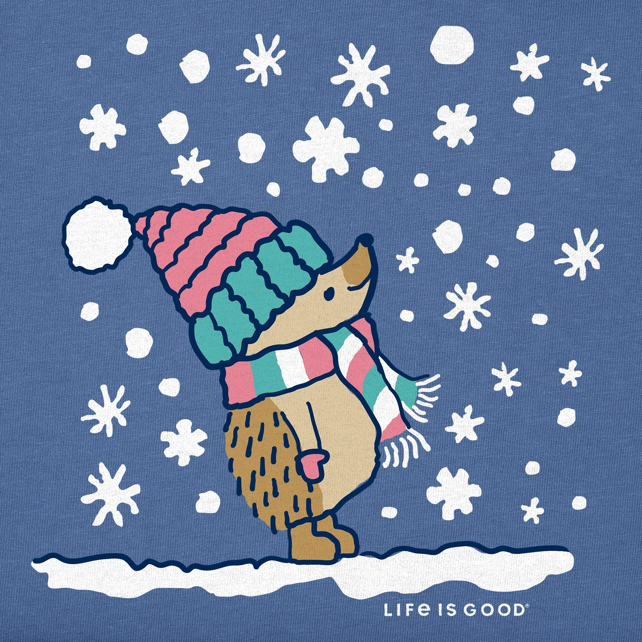 Women's Cozy Hedgehog Long Sleeve Crusher Tee Life is Good