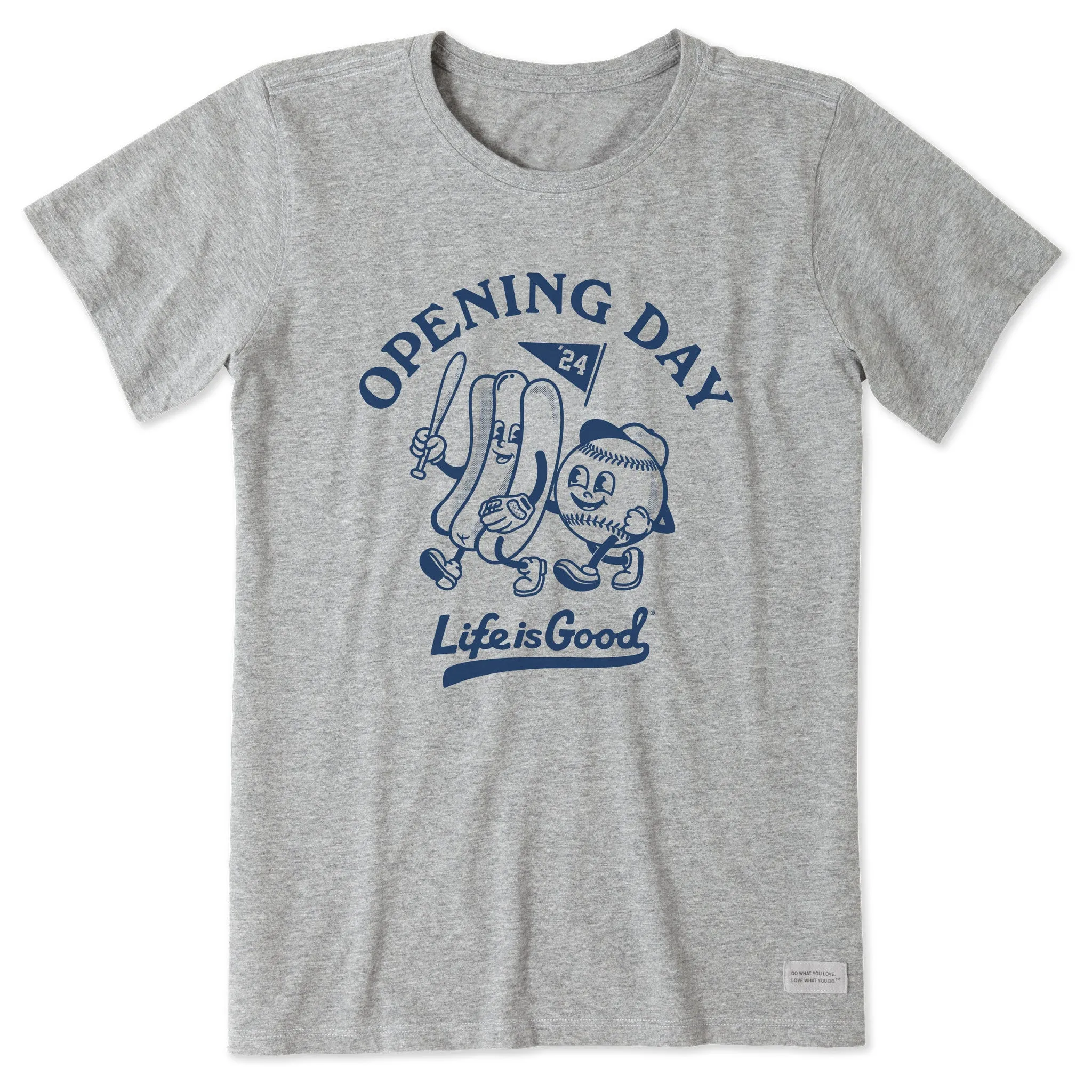 Women's Craft Opening Day '24 Baseball Short Sleeve Crusher Tee Life is Good