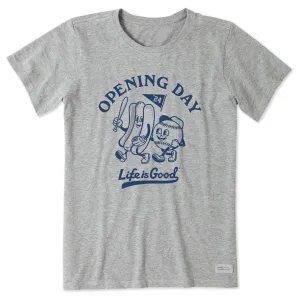 Women's Craft Opening Day '24 Baseball Short Sleeve Crusher Tee Life is Good