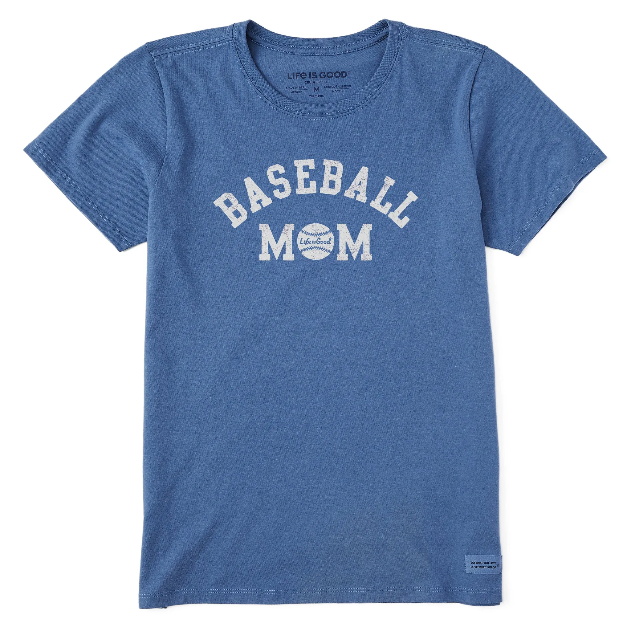 Women's Crafty Baseball Mom Short Sleeve Crusher Tee Life is Good