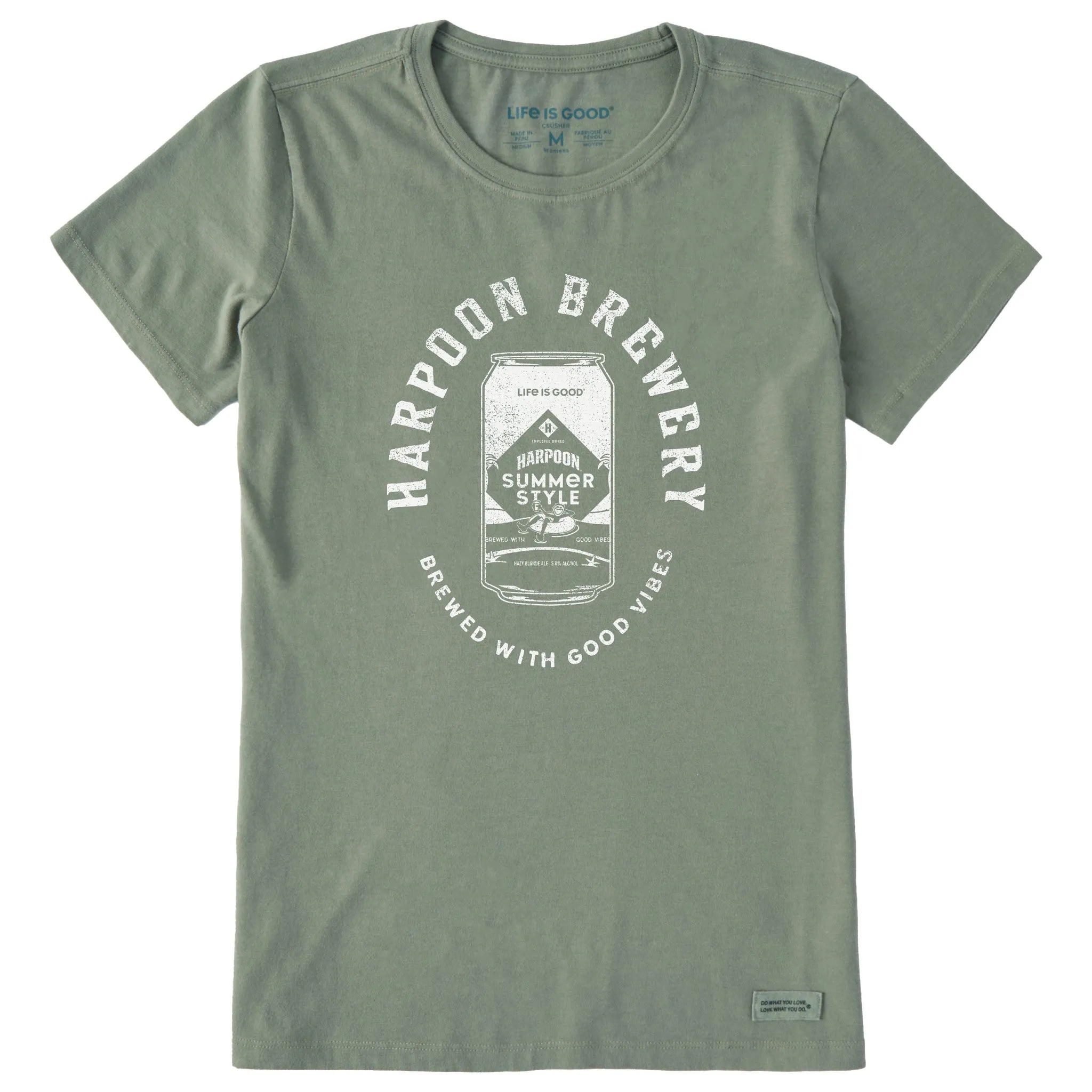 Women's Crafty Harpoon Good Vibes Short Sleeve Crusher Tee Life is Good