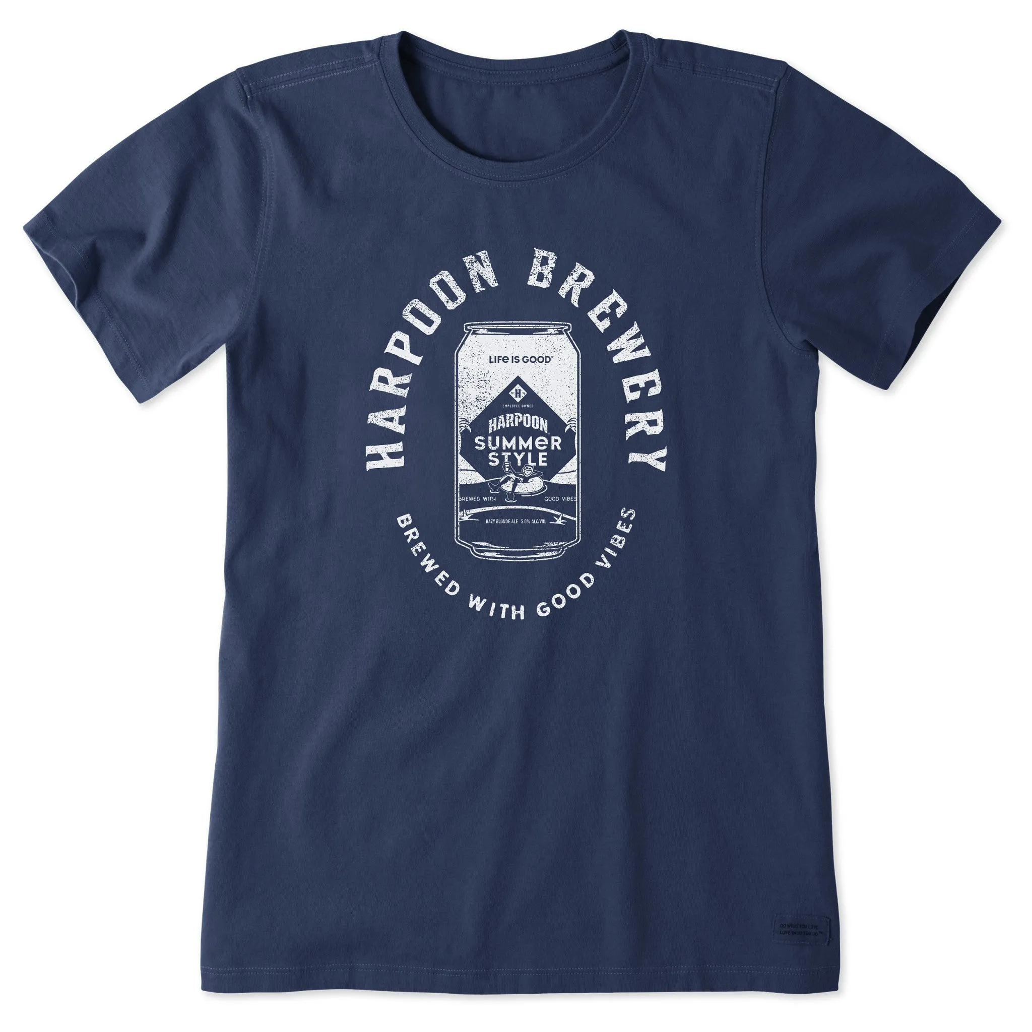 Women's Crafty Harpoon Good Vibes Short Sleeve Crusher Tee Life is Good