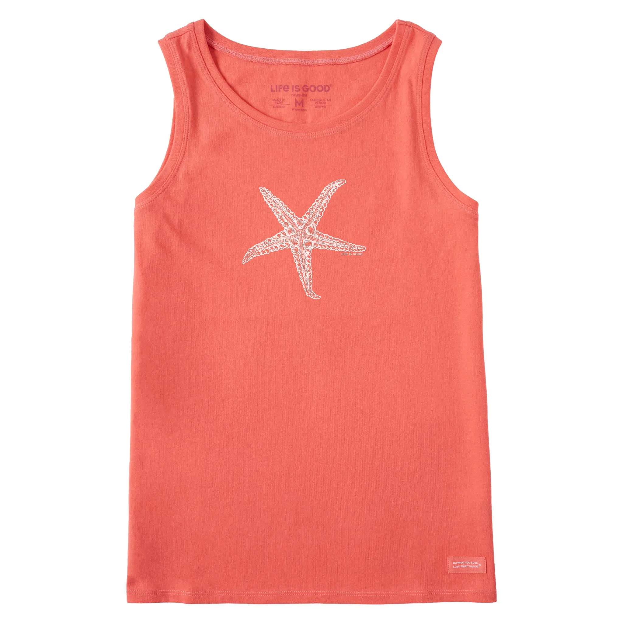 Women's Crafty Starfish Crusher Tank Life is Good