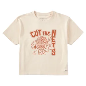 Women's Cut the Nets Short Sleeve Crusher Boxy Tee Life is Good