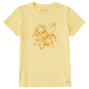 Women's Daffodil Short Sleeve Tee Life is Good