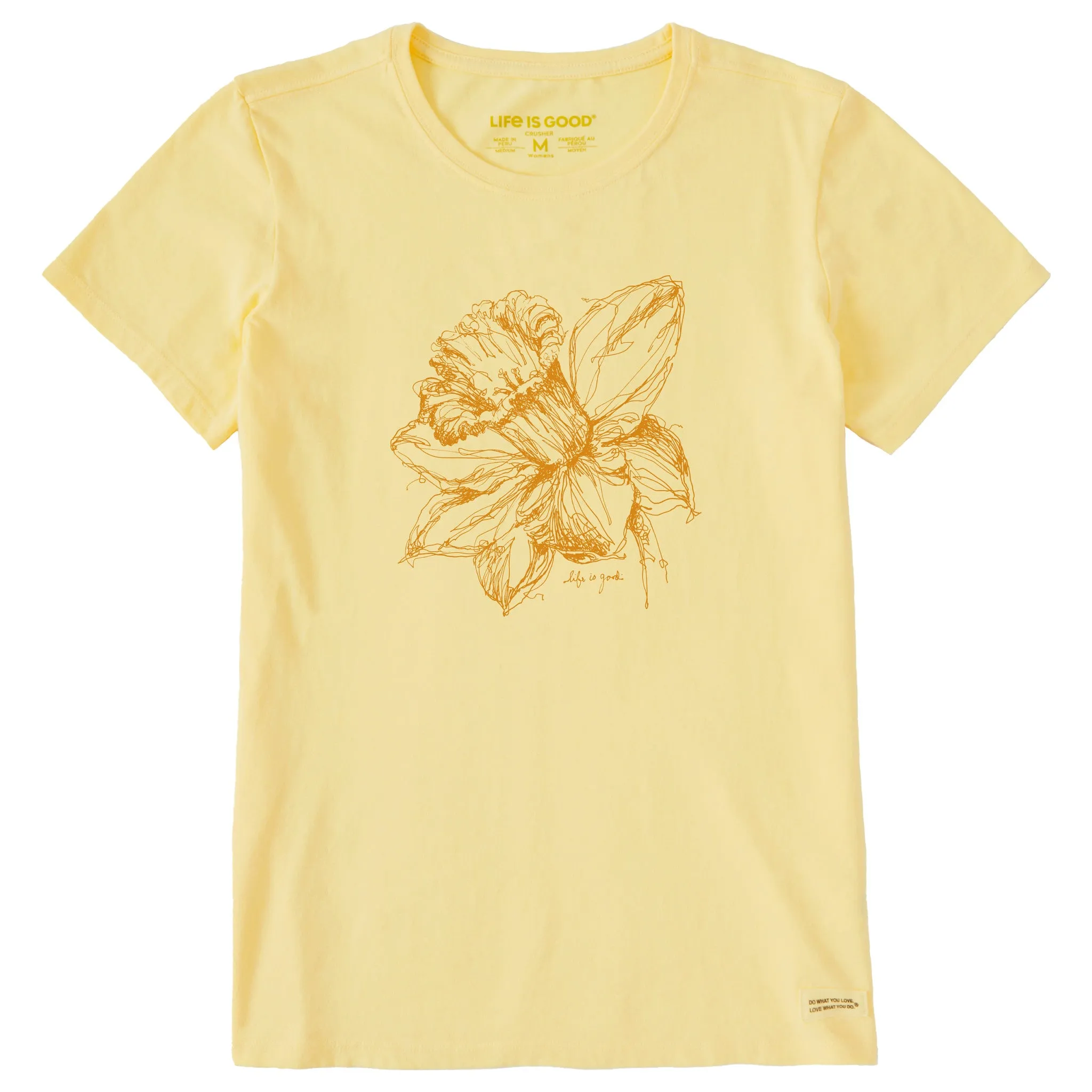 Women's Daffodil Short Sleeve Tee Life is Good