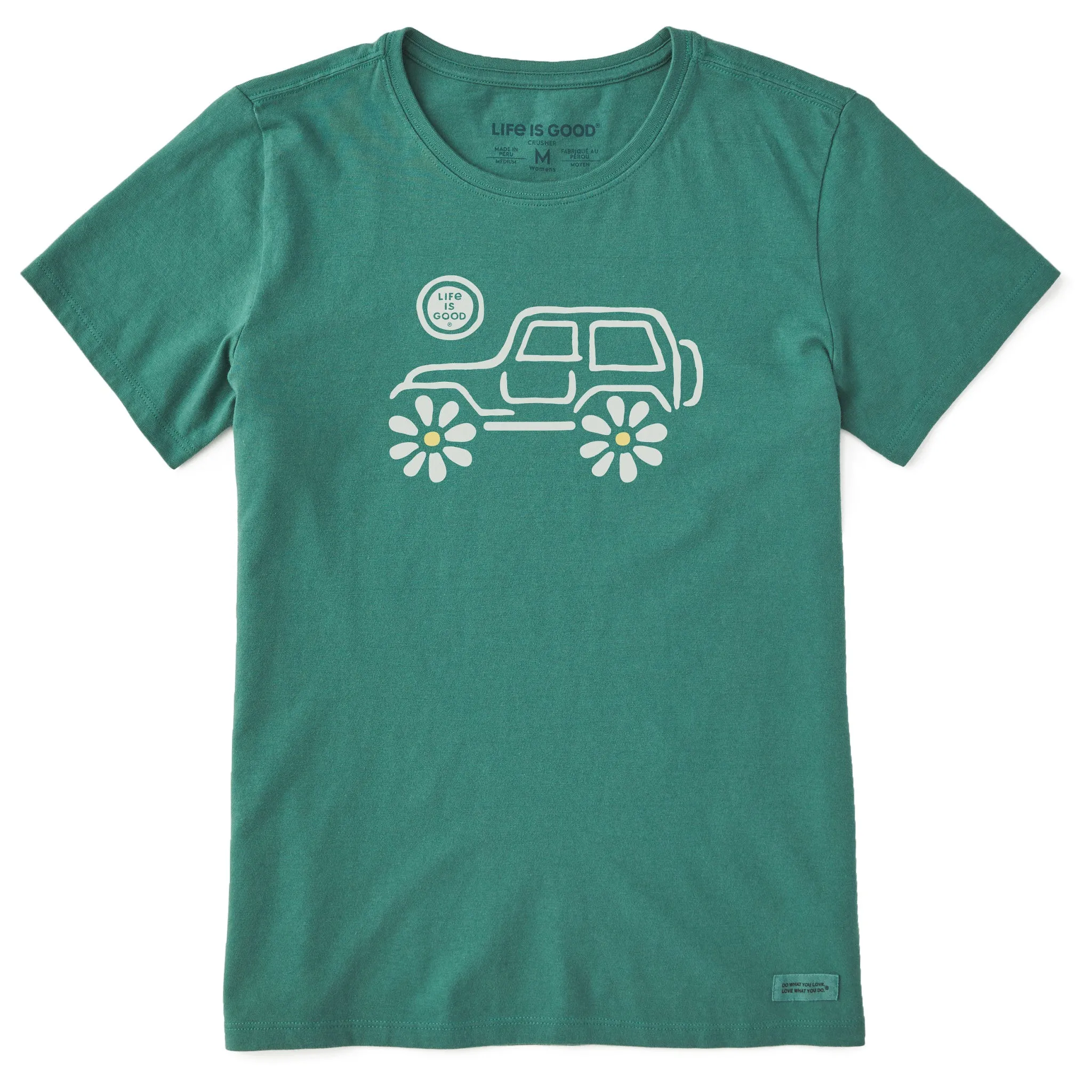 Women's Daisy ATV Short Sleeve Crusher Tee Life is Good