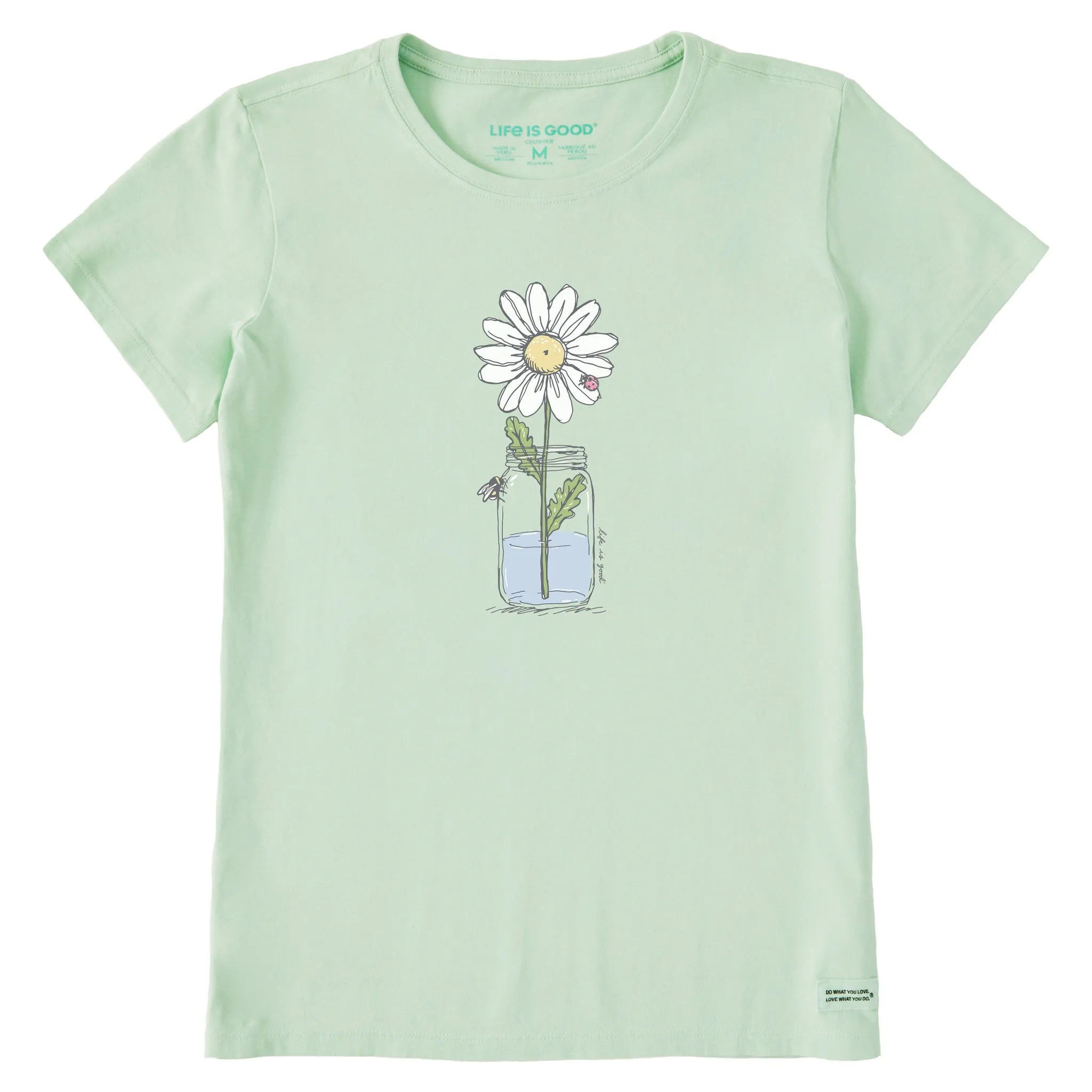 Women's Daisy Jar Short Sleeve Tee Life is Good