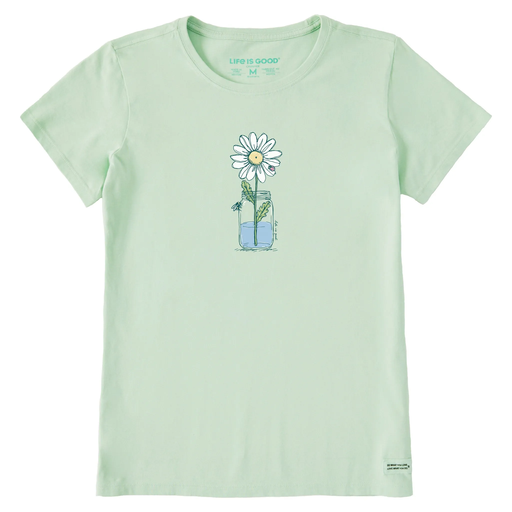 Women's Daisy Jar Short Sleeve Tee Life is Good