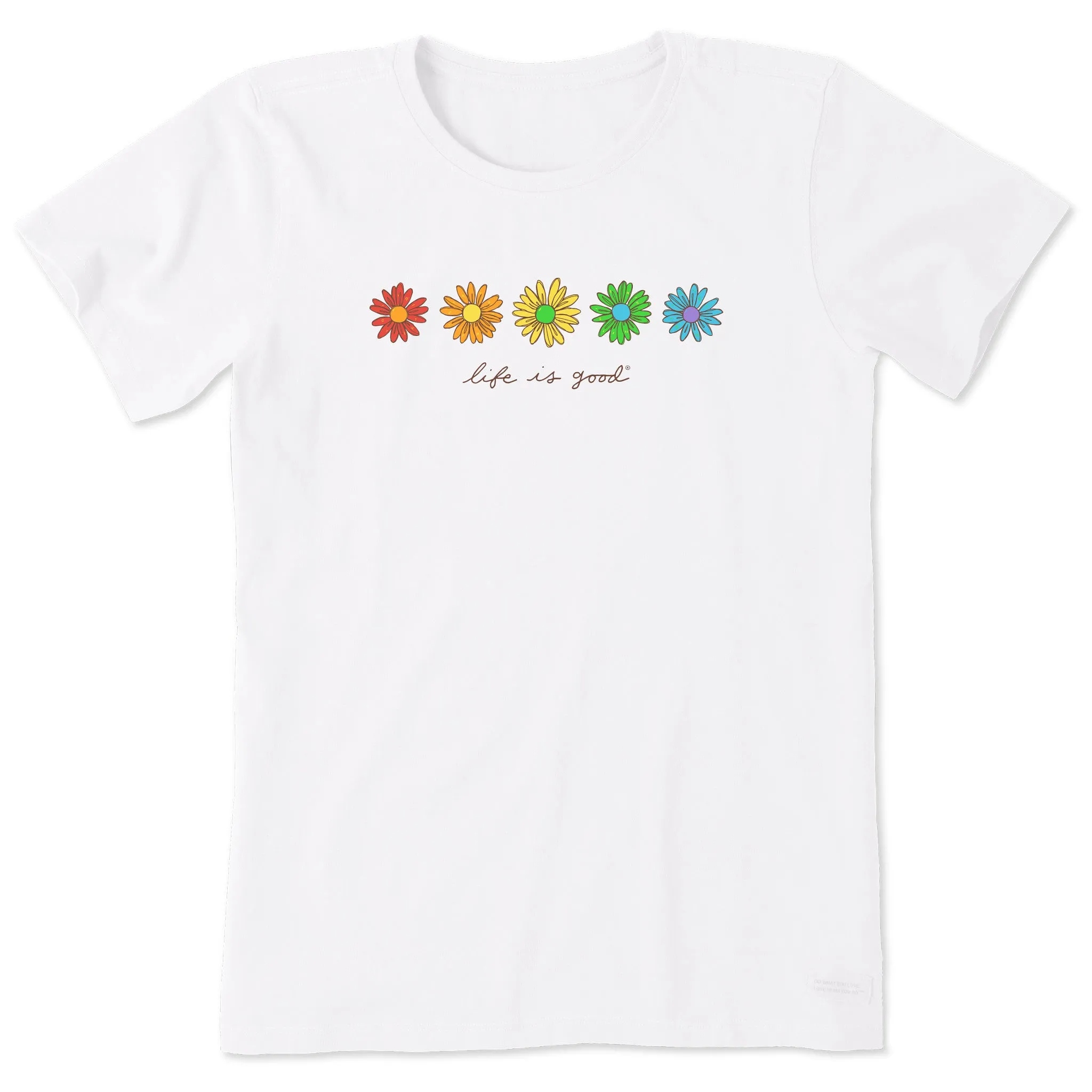 Women's Daisy Spectrum Short Sleeve Tee Life is Good