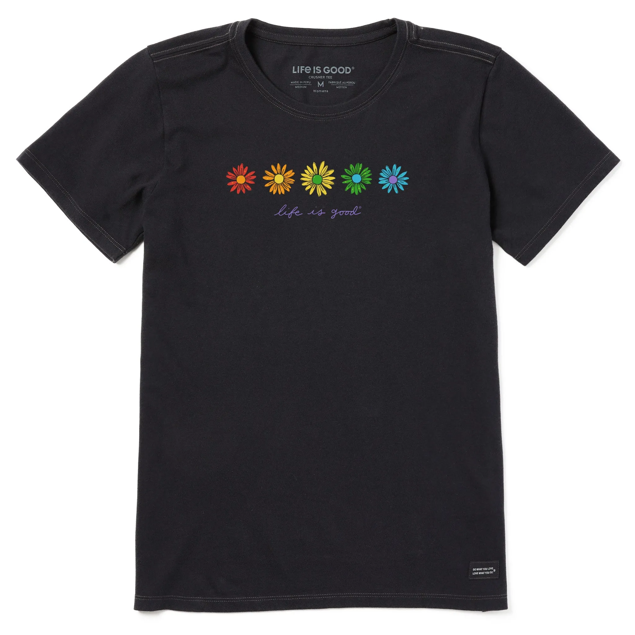 Women's Daisy Spectrum Short Sleeve Tee Life is Good