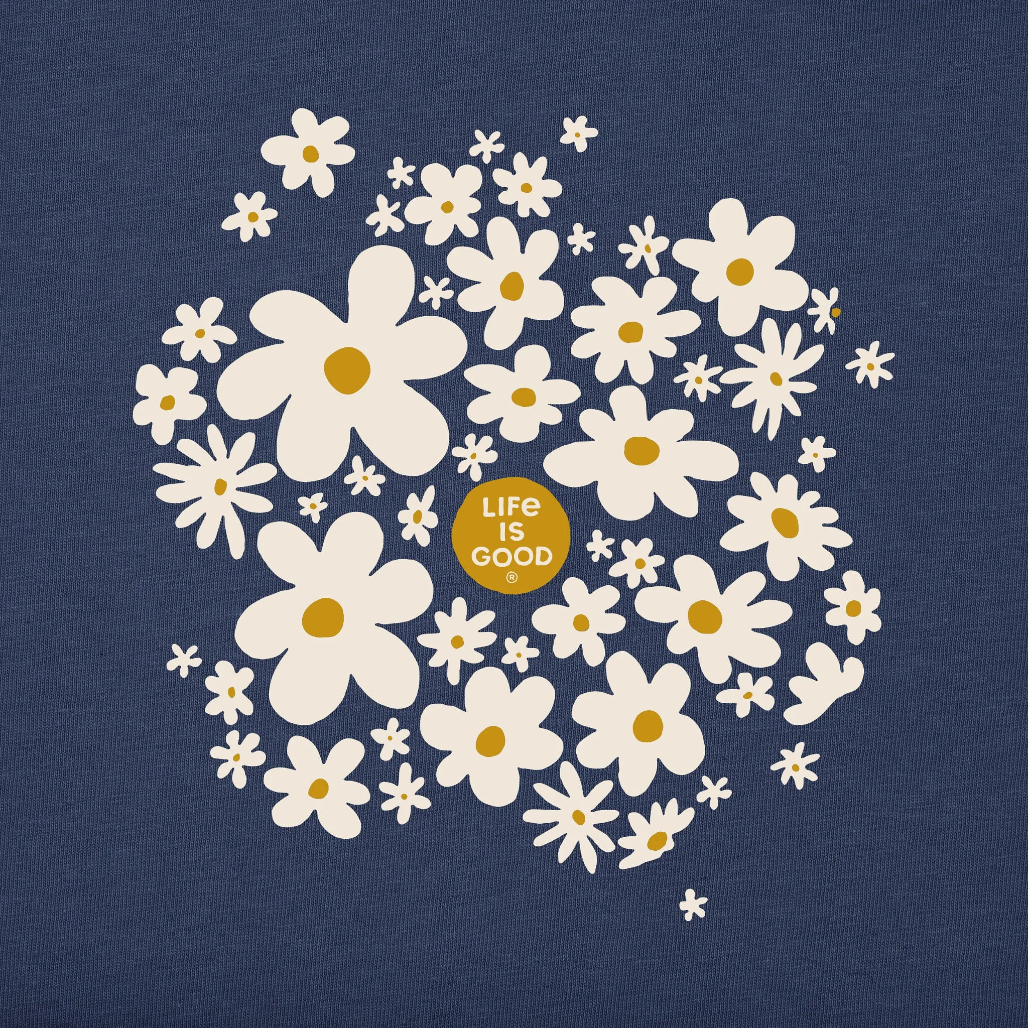 Women's Daisy Splash Short Sleeve Tee Life is Good