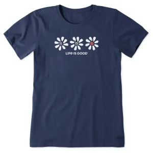 Women's Daisybug Trio Short Sleeve Crusher Tee Life is Good