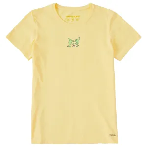 Women's Dancing Frogs Short Sleeve Crusher-LITE Tee Life is Good