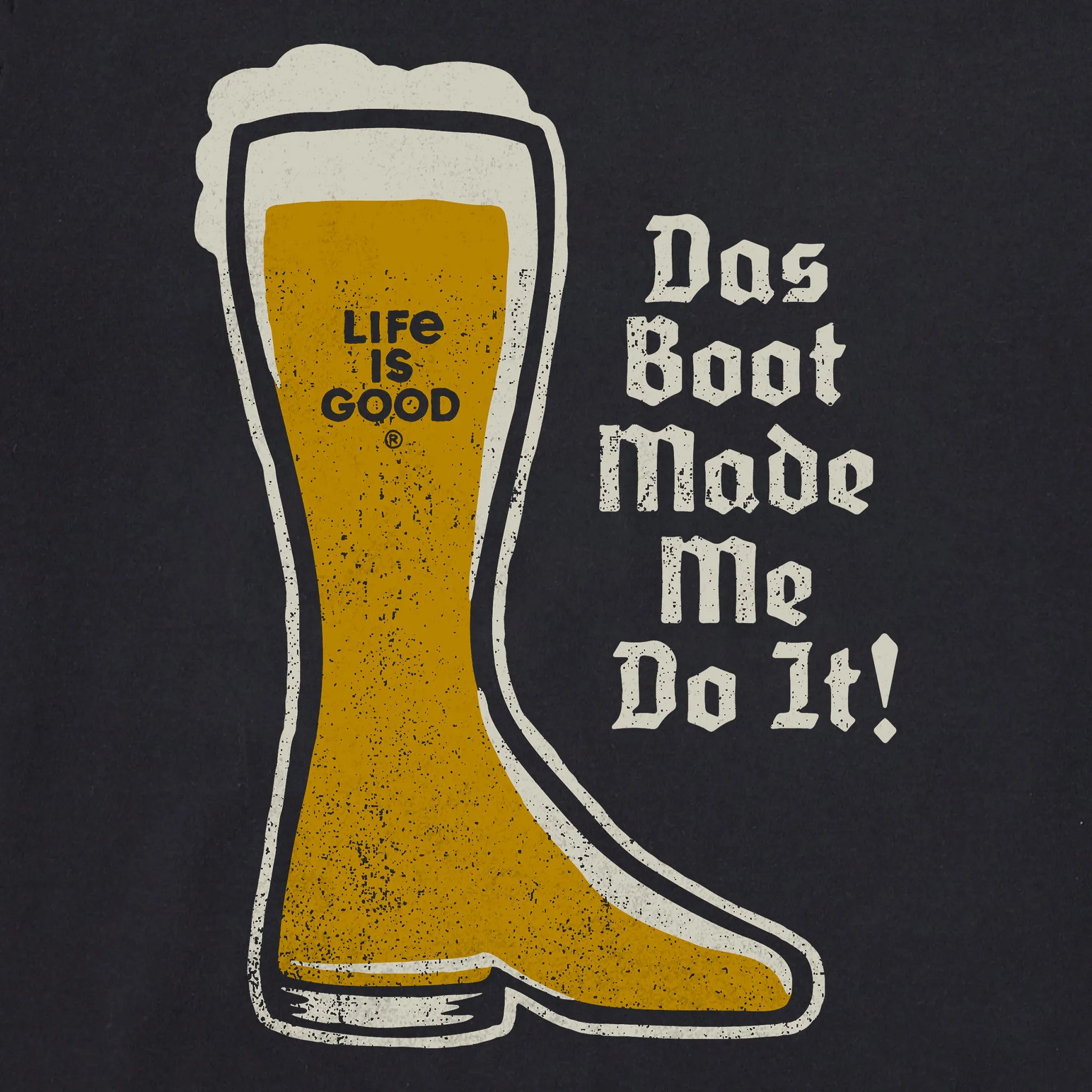 Women's Das Boot Made Me Do It Long Sleeve Crusher Boxy Tee Life is Good