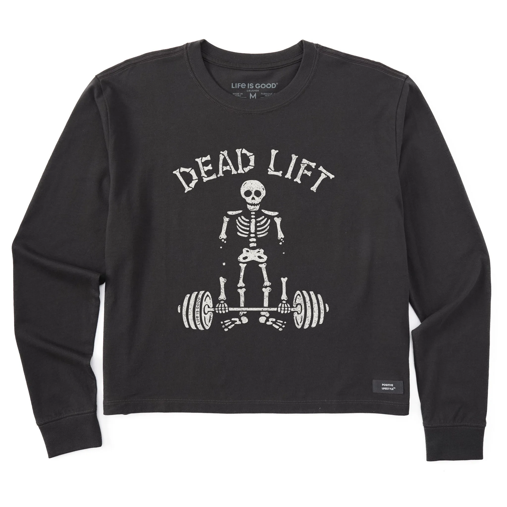 Women's Dead Lift Long Sleeve Crusher Boxy Tee Life is Good