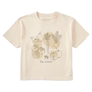 Women's Delicate Plant Medley Short Sleeve Crusher Boxy Tee Life is Good