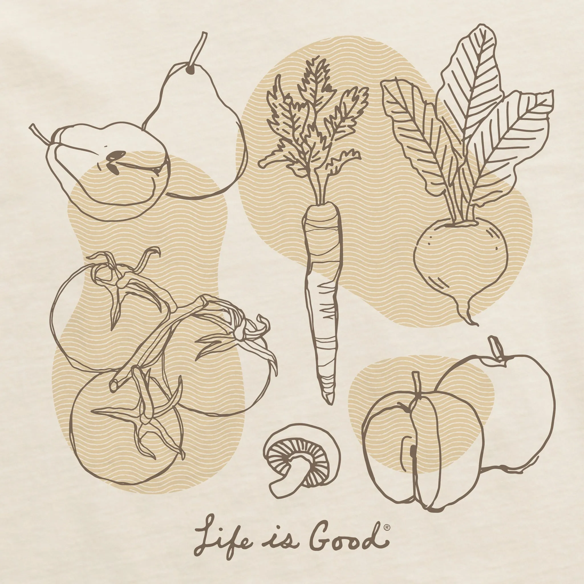 Women's Delicate Plant Medley Short Sleeve Crusher Boxy Tee Life is Good