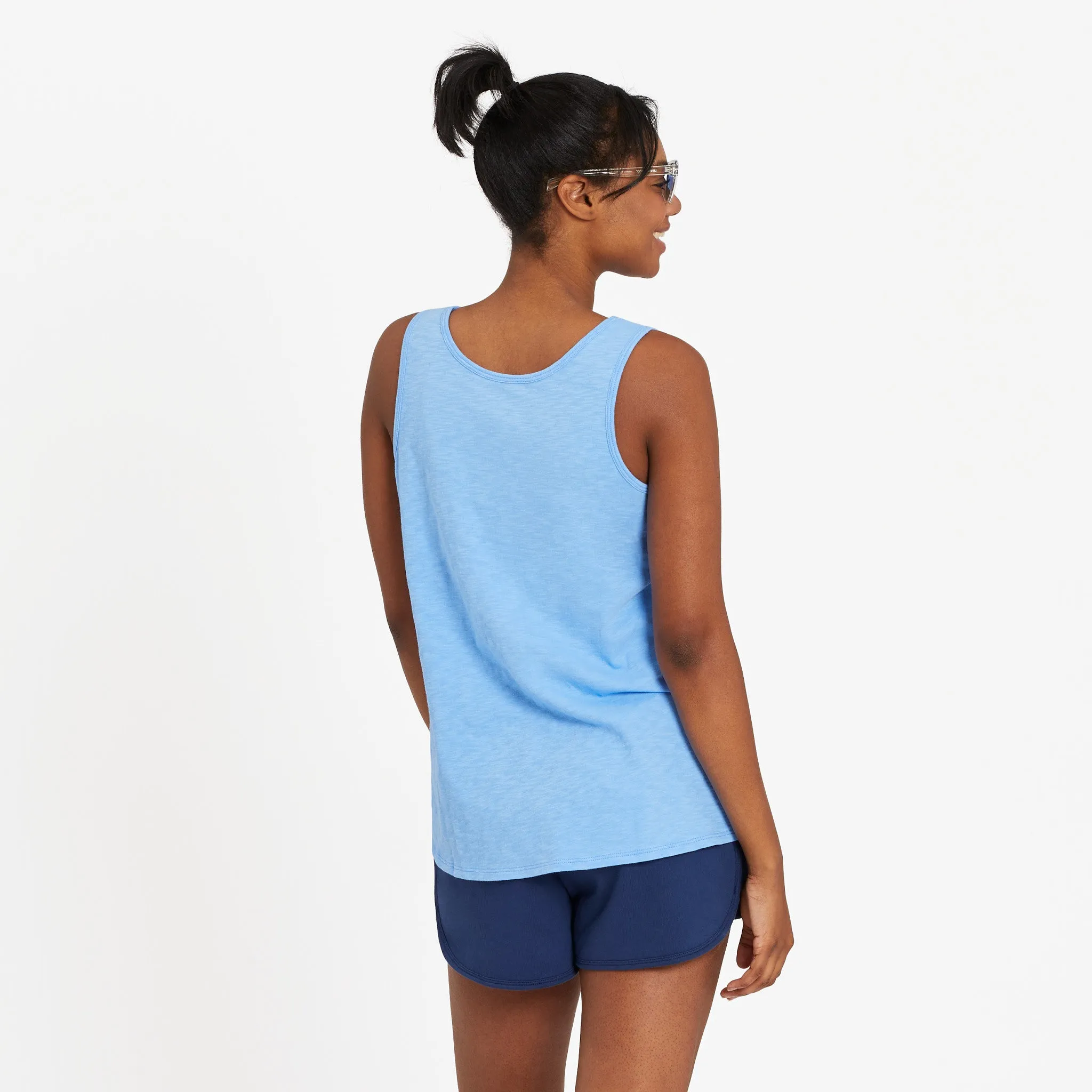 Women's Desert Vista Textured Slub Tank Life is Good