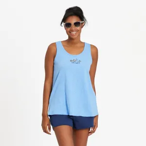 Women's Desert Vista Textured Slub Tank Life is Good