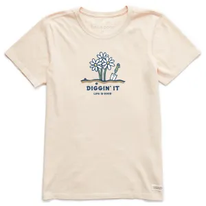 Women's Diggin' It Short Sleeve Tee Life is Good