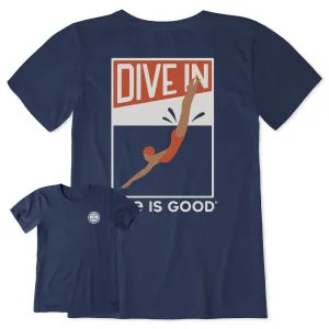 Women's Dive In Short Sleeve Tee Life is Good