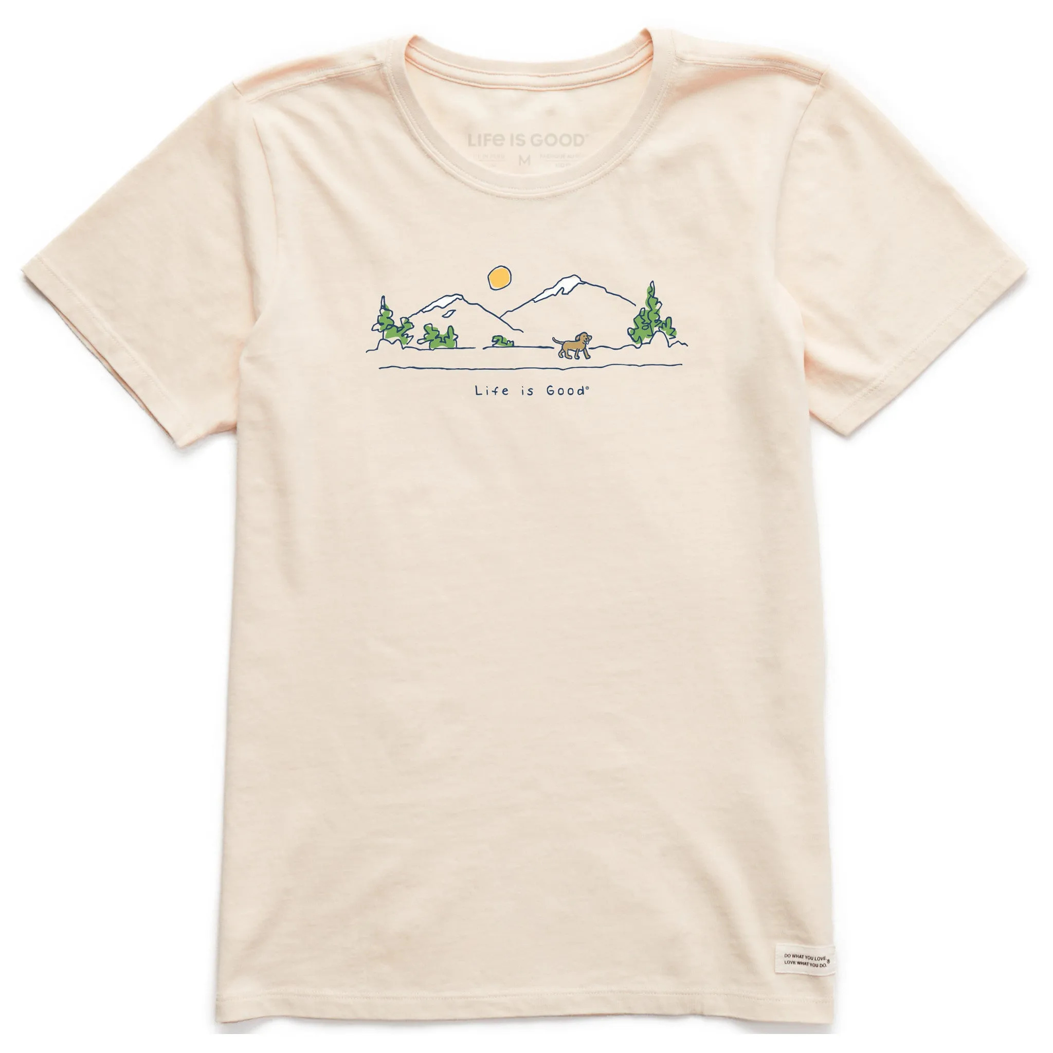 Women's Dog Vista Short Sleeve Crusher Tee Life is Good