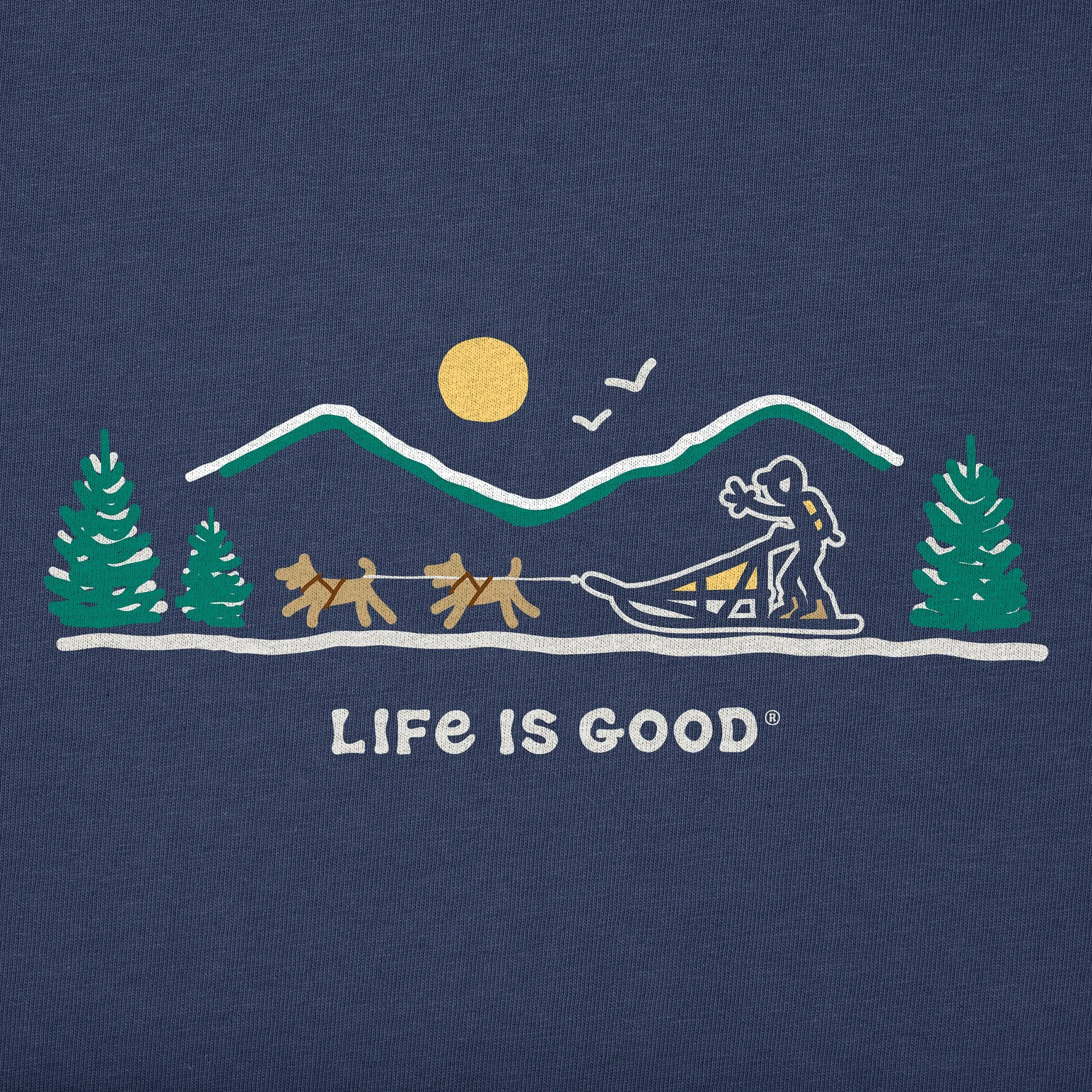 Women's Dogsled Vista Long Sleeve Crusher Tee Life is Good