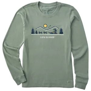 Women's Dogsled Vista Long Sleeve Crusher Tee Life is Good